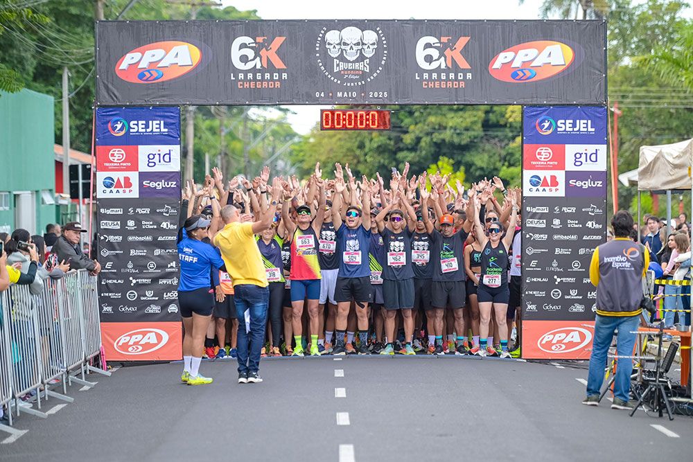 Caveiras Running 2ª Edição: Grande festa do esporte em Garça